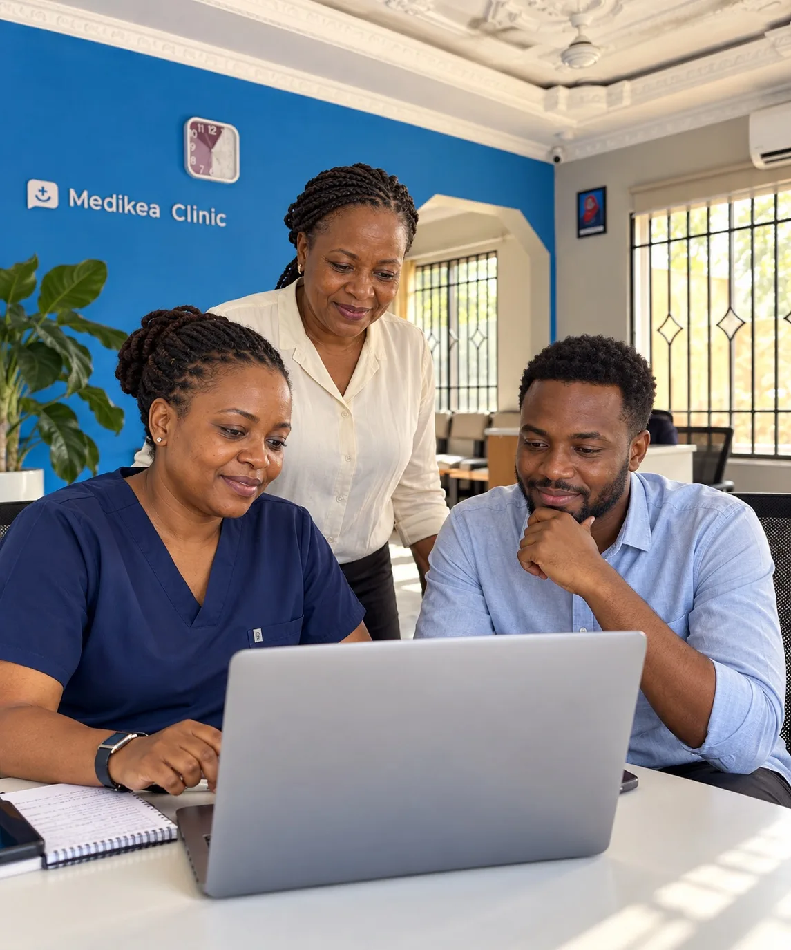 The Medikea team at work